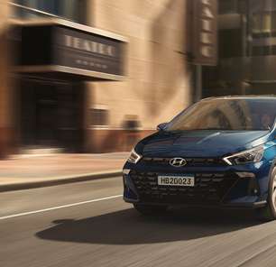 Hyundai revela primeiras imagens oficiais do novo HB20 2023