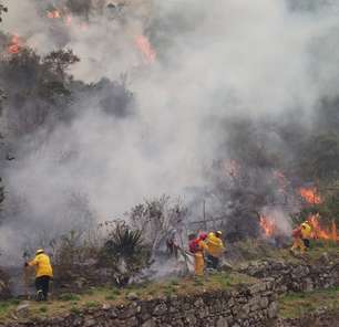 Ruínas próximas a Machu Picchu são afetadas por incêndio