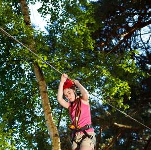 Parque com circuito radical leva aventureiros para Dominica