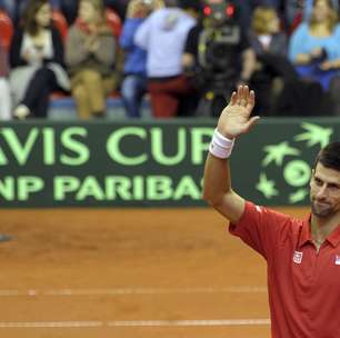 Com Djokovic, Sérvia abre 2 a 0 sobre a Bélgica na Copa Davis