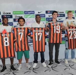 Shakhtar apresenta oficialmente Wellington Nem, Fernando e Fred