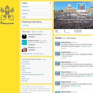Mesmo com agenda cheia na JMJ, Papa postou 18 vezes no Twitter
