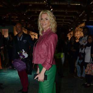 Sem Perimetral, Letícia Spiller passa sufoco para chegar ao Fashion Rio