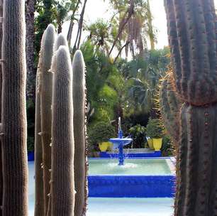 Jardim com restos mortais de Yves Saint Laurent dá colorido a Marrakech