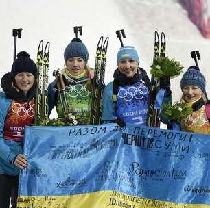 Sochi 2014: primeiro ouro ucraniano emociona país em crise
