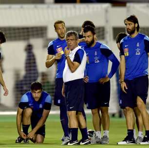 Grécia faz primeiro treino para Copa em solo brasileiro