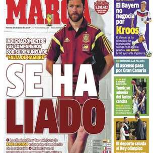 Jornal: declarações de Xabi Alonso racham vestiário espanhol