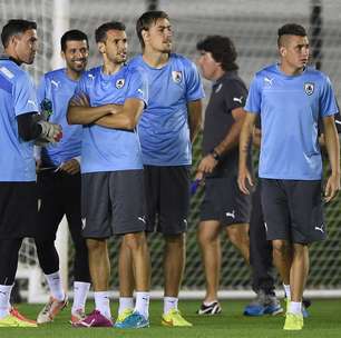 Uruguai treina no Rio antes de pegar Colômbia no Maracanã