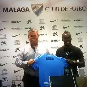 Destaque da Costa do Marfim na Copa, Boka chega ao Málaga