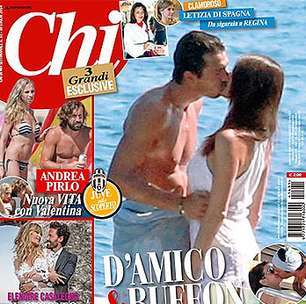 Buffon é flagrado aos beijos com ex-musa da RAI