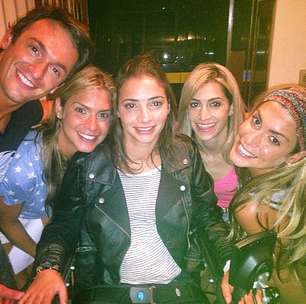 Lais celebra aniversário com irmãos Hypolito, Bia e Branca