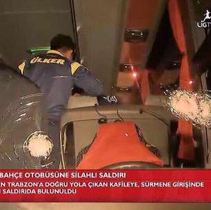 Ônibus do Fenerbahce sofre ataque, e motorista é baleado