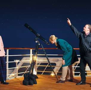 Veja como observar estrelas durante a navegação do cruzeiro