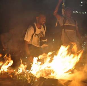 PM lança bombas contra manifestantes em ato em apoio a Dilma