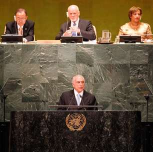 Delegações saem da sala durante discurso de Temer na ONU