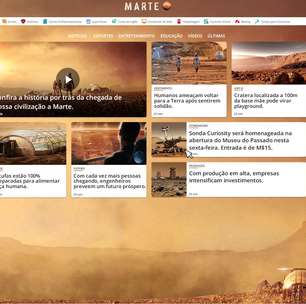 Neste domingo, dia 13, Terra vira Marte para promover série do National Geographic