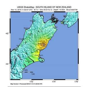 Nova Zelândia emite alerta para tsunami após terremoto