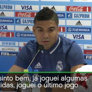 Casemiro: "Estou 100% e a disposição do treinador"