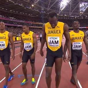 Carreira de Bolt termina com lesão no 4x100