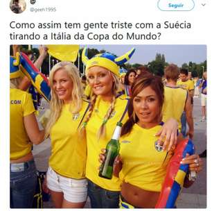 Suecas, "Neto italiano" e protesto; web zoa vexame da Itália