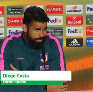 Europa League: Diego Costa: "Nossa única vantagem é a experiência"