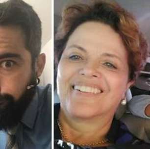 Ex-RBD adota foto de Dilma no perfil após perder aposta