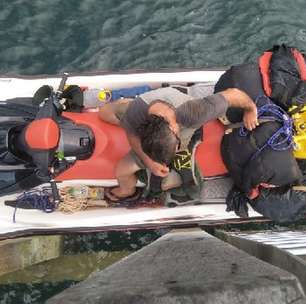 Homem é preso ao tentar fugir da Austrália de jet-ski