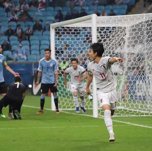 Japão surpreende, mas Uruguai busca empate em Porto Alegre