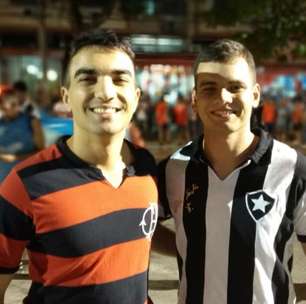 Flamengo e Botafogo se unem na torcida pelo Uruguai no Maracanã