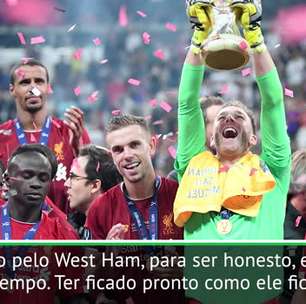 Klopp: "Defesa de Adrián no pênalti final foi a cereja do bolo de uma atuação incrível"