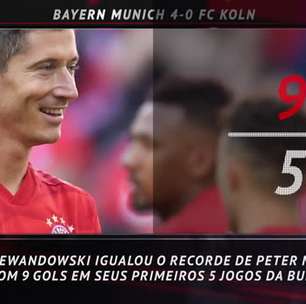 5 Coisas: Lewandowski bate recorde com sequência de gols