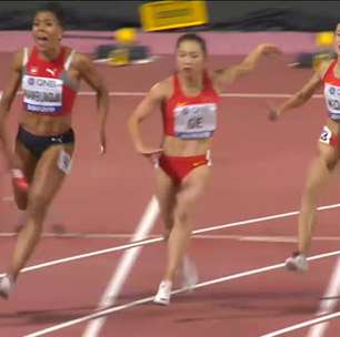Mundial de Atletismo: Que lambança! Chinesas se atrapalham no revezamento 4x100