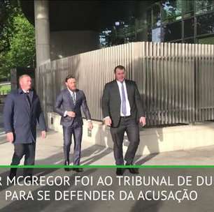 MMA: McGregor se apresenta à justiça após agressão em pub