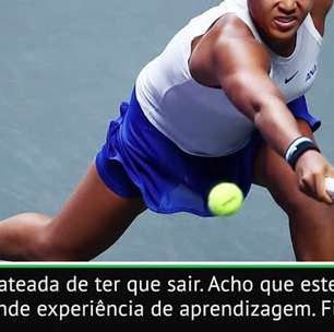 TÊNIS: WTA Finals: Osaka sobre sua saída do torneio: "Machuquei o ombro, mas pensei que teria descanso suficiente"