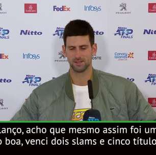 TÊNIS: ATP Finals: Djokovic após derrota para Federer: "Não estou feliz, mas foi uma temporada muito boa"