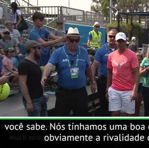 TÊNIS: Match in Africa: Federer sobre Nadal: "Acho que estamos felizes um pelo outro"