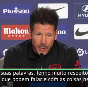 La Liga: Modéstia! Simeone responde a elogio de Messi