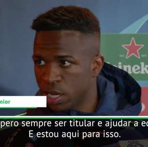 UEFA Champions League: Vinícius Júnior: "Espero sempre ser titular"
