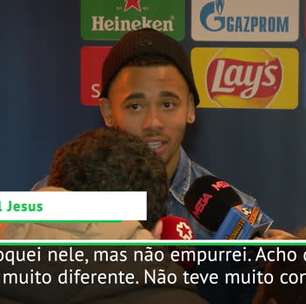UEFA Champions League: Jesus nega falta em gol: 'apenas toquei, não empurrei'
