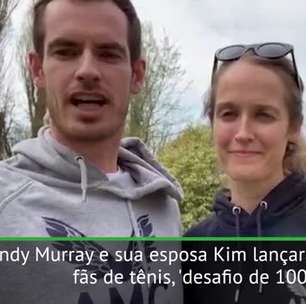 Tênis: Andy Murray lança desafio dos 100 voleios