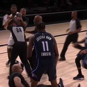 Pelea entre James Ennis y Marvin Williams