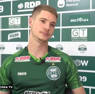 CORITIBA: Henrique Vermudt se põe a disposição para jogar e destaca apoio de Jorginho em sua estreia: "Me deu toda a confiança que eu precisava"