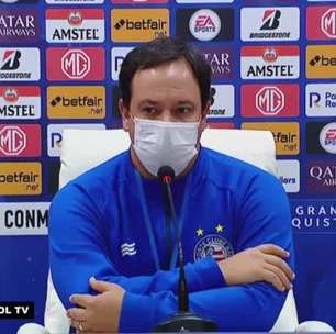 BAHIA: Dado lamenta derrota 'nos detalhes' para o Independiente, exalta partida da equipe e garante: "Saio de cabeça erguida"