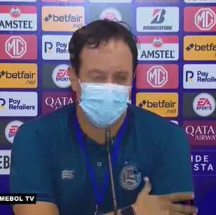 BAHIA: Dado nega apatia do plantel em derrota para o Montevideo Torque e avalia: "Fomos prejudicados com as expulsões"