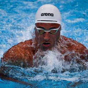 Felipe Lima fica fora da final do 100 metros peito em Tóquio