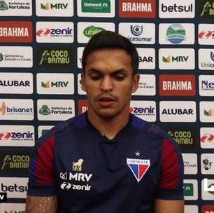 FORTALEZA: "Só faz gol quem chuta", destaca Robson ao explicar estratégia da equipe para furar a defesa do Palmeiras