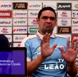 FORTALEZA: Vojvoda evita críticas à arbitragem: "Eu fico com a partida da equipe"