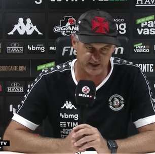 VASCO: Lisca vê equipe 'pondo em prática' estratégia trabalhada em treinamento e avalia: "A tendência é evoluirmos no processo"