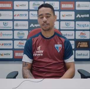 FORTALEZA: Pikachu tenta explicar motivos cruciais para os últimos empates do time no Brasileiro: "podemos dar um pouco mais"