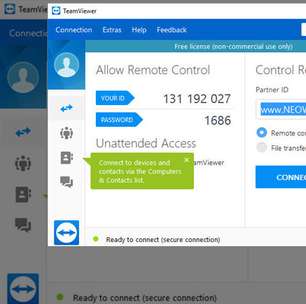 Teamviewer: trabalho remoto com acesso remoto total